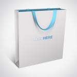 Custom Luxury Gift Garment Paper Shopping Bags With Logo Print