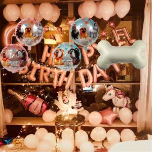 China Eco Friendly Happy Birthday Balloon Decoration Round Shape CE Approved wholesale