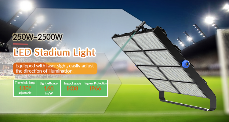 5 Years Warranty 1250W Sport Light Stadium Flood Light For Machine Shop