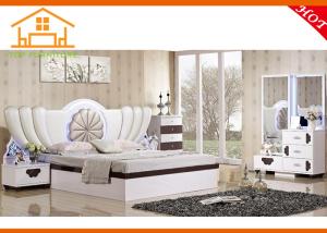 China good quality hot sale new designs baroque style simple double arabic white antique bed bedroom furniture wholesale
