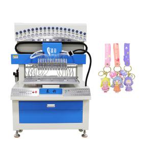 China XYZ Accuracy 0.01mm Liquid PVC Rubber Patch Making Machine For Keychain Manufacturing wholesale