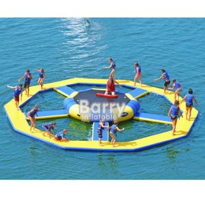 China Bouncer Water Park Inflatable Water Toys / Inflatable Trampoline wholesale