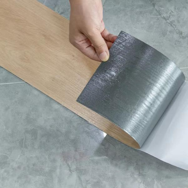 Waterproof Thickened 1.5mm PVC Floor Stickers Self-Adhesive Vinyl Flooring with 3 Years Warranty for Home Decoration