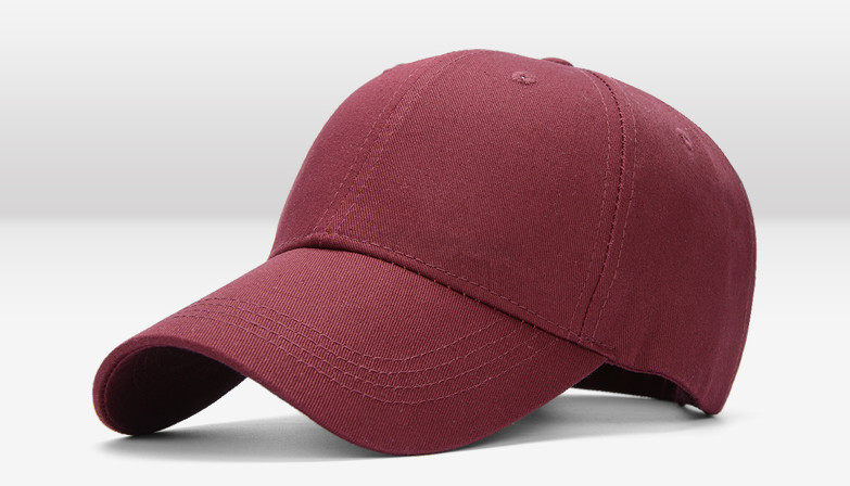 sport cap kids hat Sample Free Hat Custom Blank Baseball Caps 100%cotton Red&Gray 56-59 wholesale for China factory