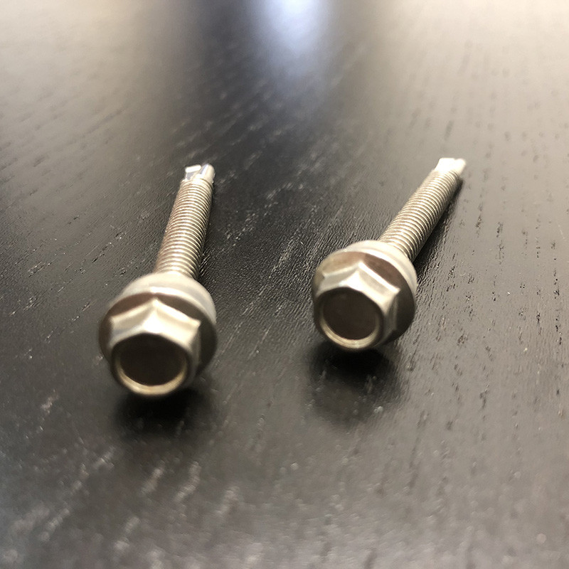M5.5 X 38mm Self Drilling Screw Tapping Hex Flange Head Stainless Steel Screws 410