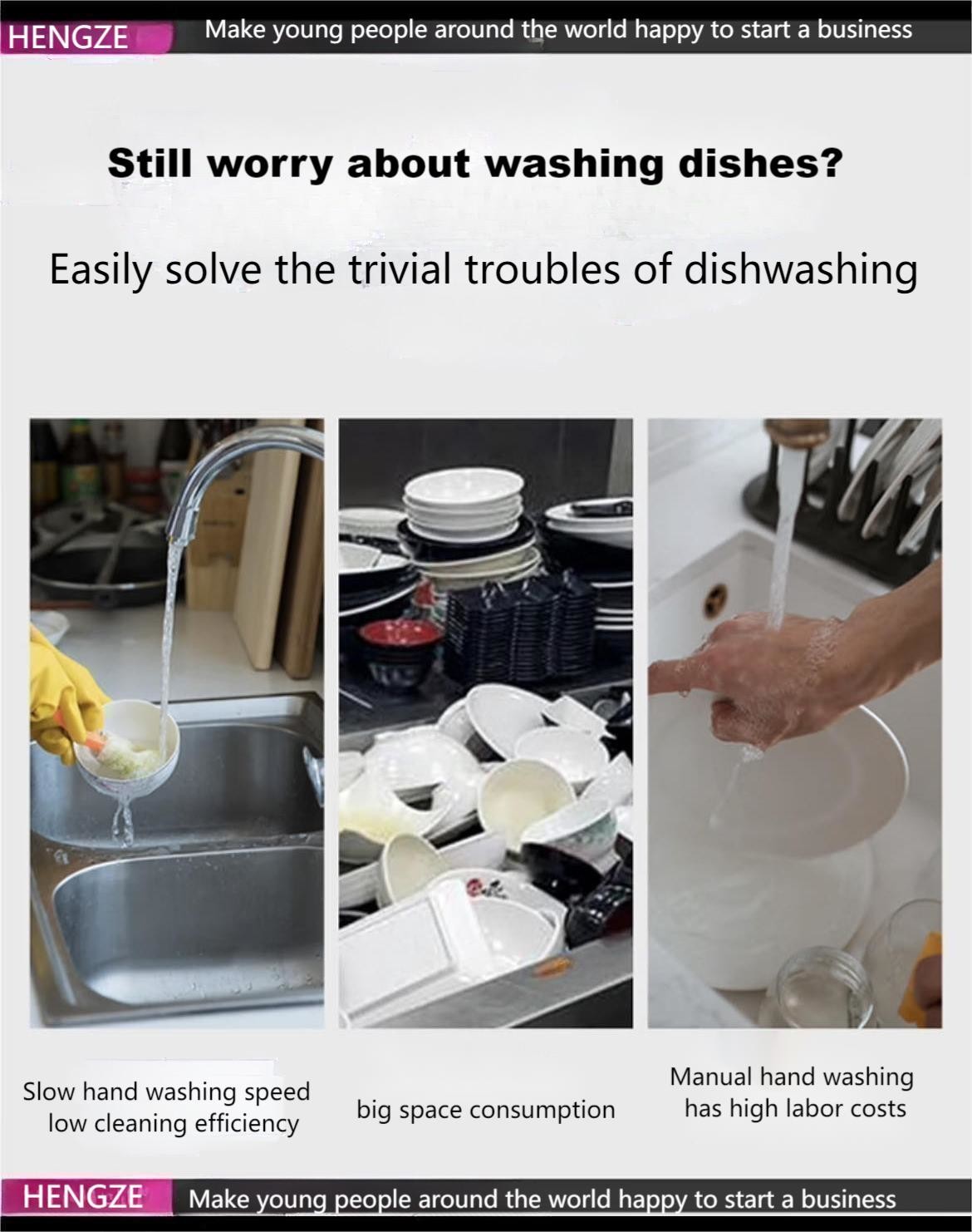 60AS Automatic Dishwasher Machine Fully Integrated Commercial Dishwasher Hood