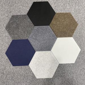 China Multiscene Hexagon 3D Polyester Fiber Acoustic Wall Panels Recycled wholesale