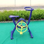 960mm Outdoor Leg Press Machine , Staticproof Outdoor Park Workout Equipment