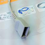 Gray JJET Lead IBP Adapter Invasive Blood Pressure Cable Utah