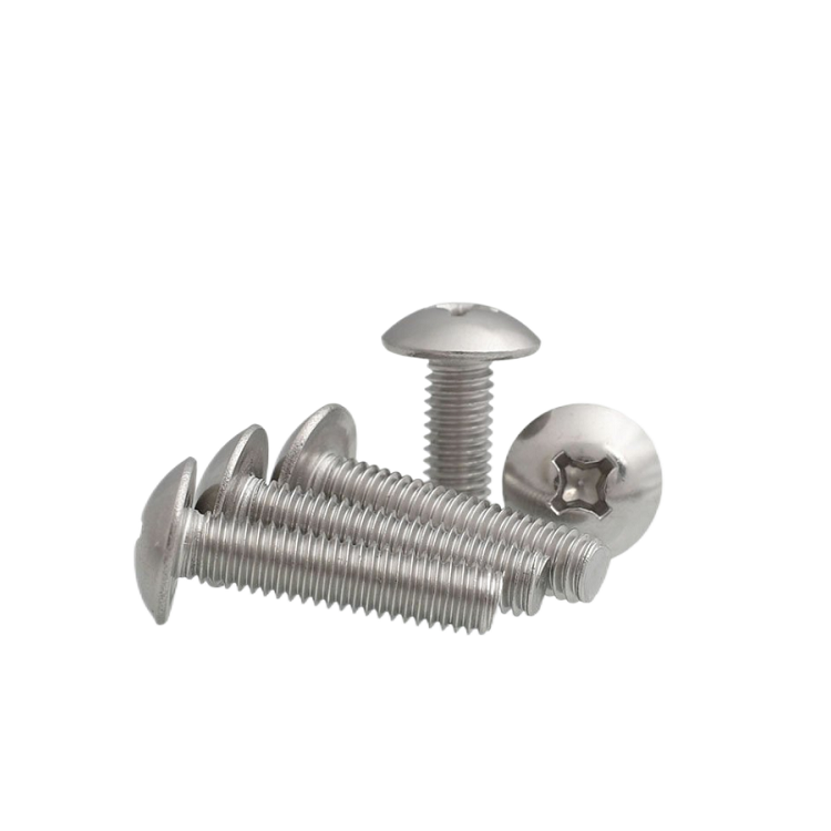 Stainless Steel M3 M4 M5 M6 M8 Cross Recessed Phillips Mushroom Umbrella Truss Head Screws
