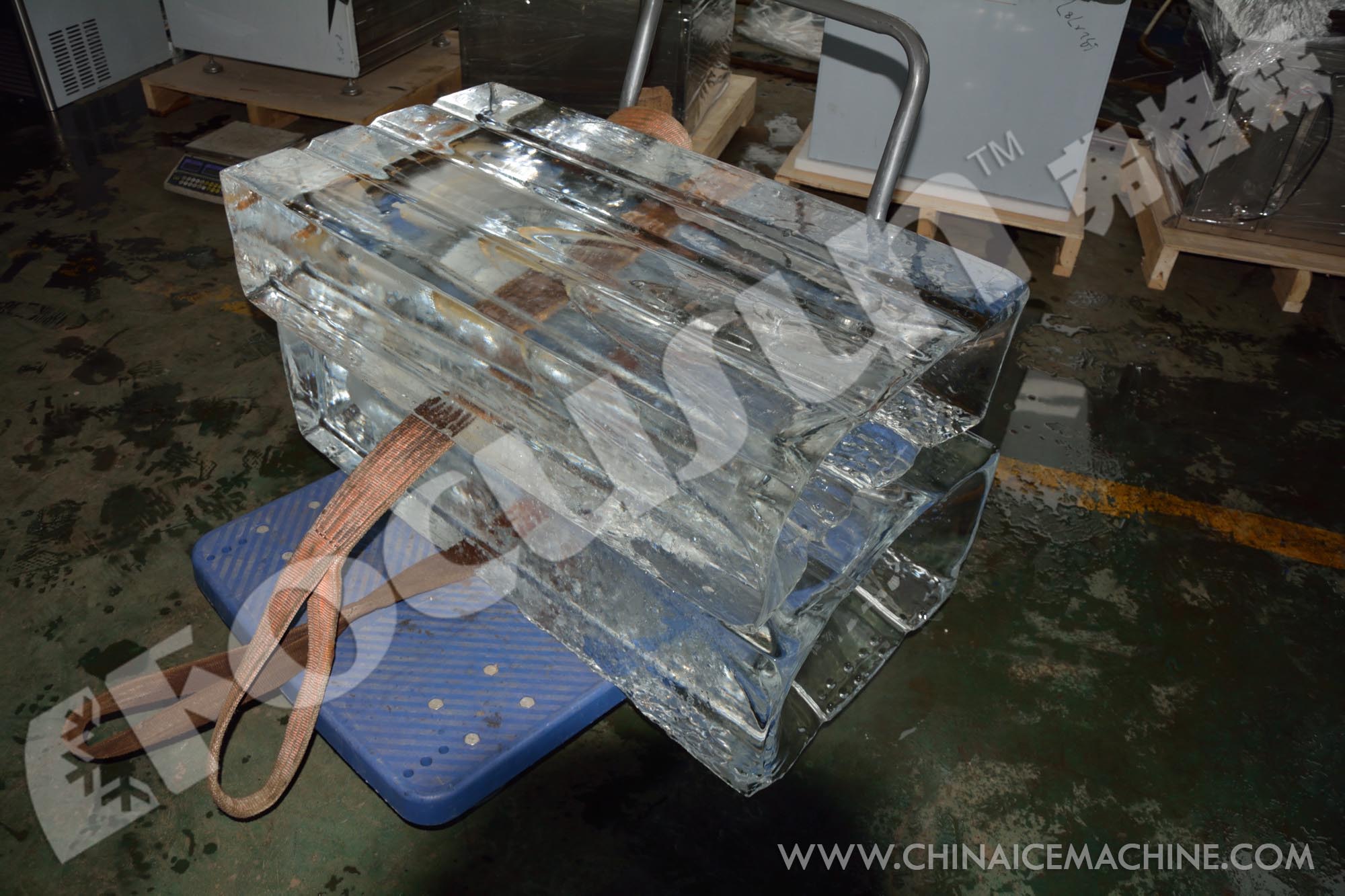 Transparent Block Ice Maker with Condenser Core Components Ice Sculpture Machine