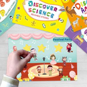 China Environmental Protection Kids Reusable Stickers wholesale