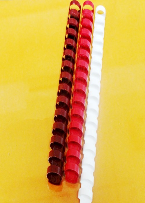 Pitch 14.3mm 21 Rings A4 Notebook Plactic Comb Binding