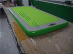 Folding Inflatable Floating Yoga Mat , Water Gymnastics Mat 220x85x15cm