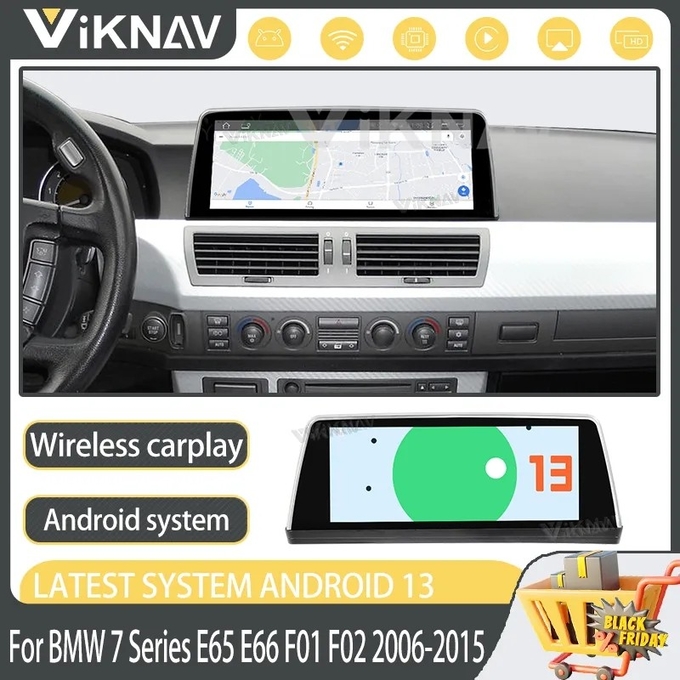 10.25inch Stereo For 2006-2015 BMW 7 Series E65 E66 Multimedia Player GPS Navigation Head Unit Wireless Carplay