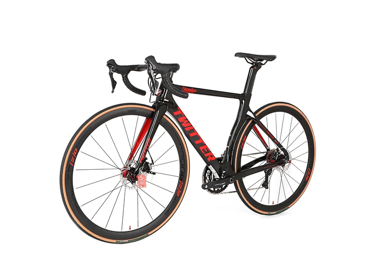 Frame Carbon Road Bike Twitter 700c 25c Carbon Fiber Frame Roadbike 22 Speed Bicycle for Men Shimano Groupset Wheel Size 700c
