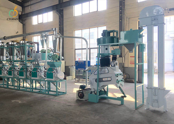 40T/Day Automatic Corn Flour Mill Flour Processing Plant