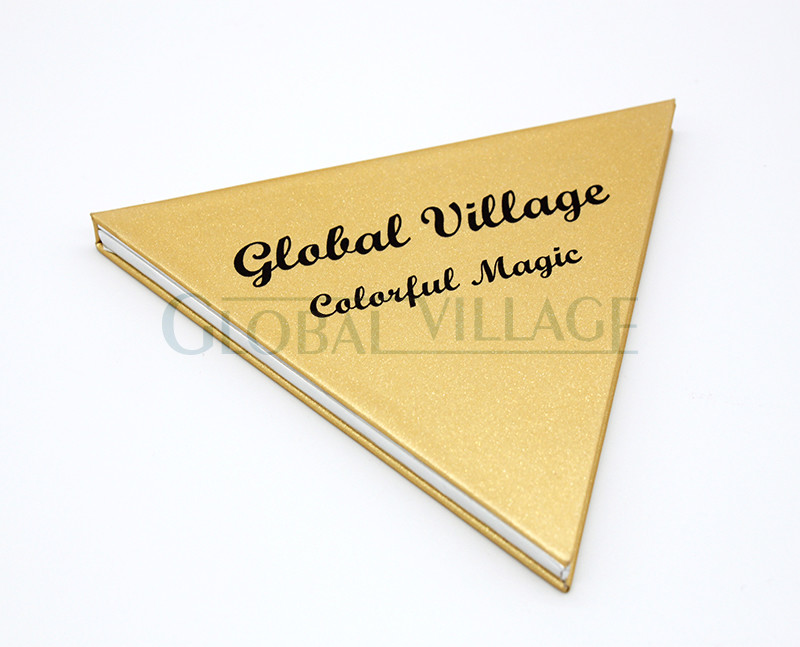 Empty Triangle Eyeshadow Palette C2S Paper Customized Color For Makeup
