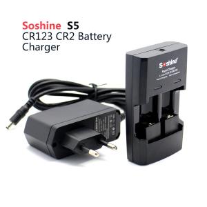 China Soshine S5 Intelligent Quick Battery Charger For 1-2pcs Li-ion RCR123 16340 17335 14250 RCR2 Batteries wholesale