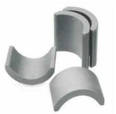 China Ceramic Ferrite Arc Magnet High Consistency Charcoal Gray wholesale