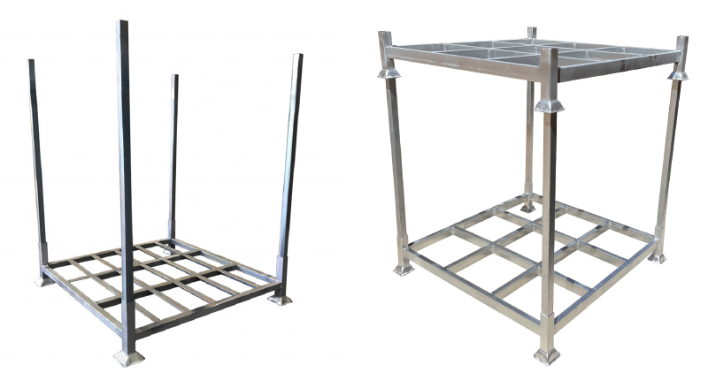 Square Tube Pallet Stacking Rack 