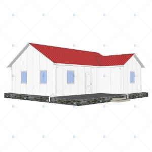 China Heya-2B05-A China 2 room sandwich panel house prefabricated villa construction design wholesale