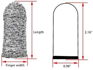 China Sculpting Cut Resistant Gloves 5g Finger Tip Covers Abrasion Resistan wholesale