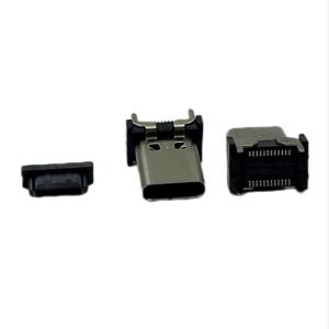 China Female Vertical SMD USB Type C Connectors High Speed wholesale