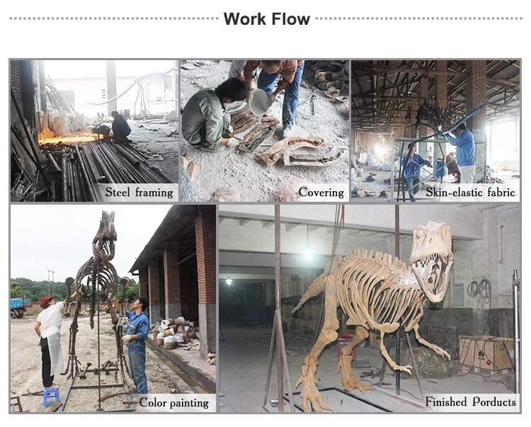 Artificial Simulation Complete Dinosaur Fossil Model Customization Support