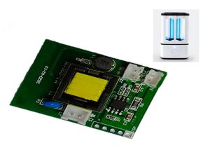 China Shoe Cabinets Disinfection Lamp 1200mAh SMT PCB Assembly wholesale