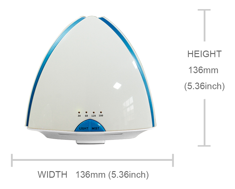 Triangle Shape 120ML Electronic Aroma Diffuser Air Humidifier