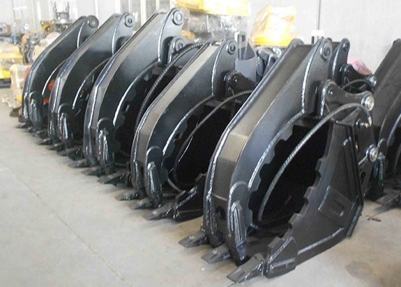 Wood Grabbing Excavator Thumb Bucket 2000mm Opening Width Q355B
