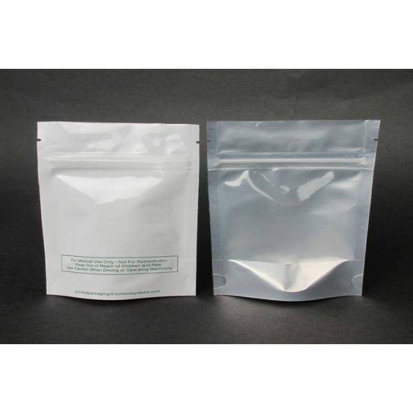 Gravure Printing Zipper Lock Bags Food Grade Clear Window Front Foil Laminated Pouch