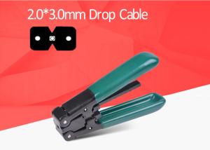 China Upc Apc FTTH 2*3mm Fiber Optic Stripping Tool Steel Carbon Steel Green wholesale