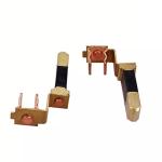 OEM High Precision Metal Stamping Parts Brass Stamping Socket Contact Black