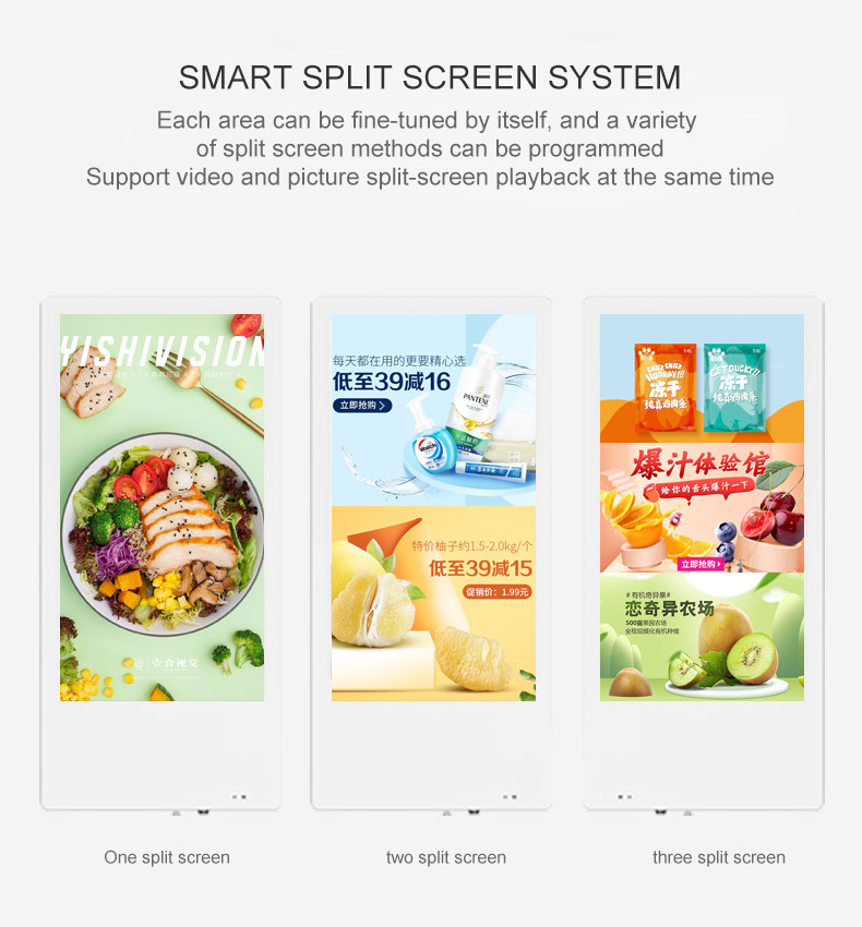 Electronic Wall Hanging Digital Lcd Advertising Kiosk Player