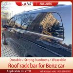 Mirror Silver Cars Body Parts , Wearable Universal Car Roof Rack