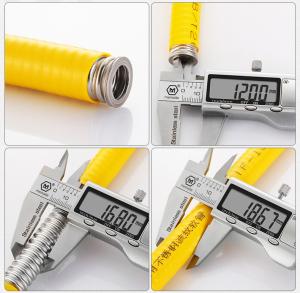 China DN13 Water Heater Gas Hose , Corrugated Gas Hob Flexible Hose wholesale