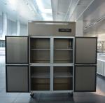 Commercial Vertical Stand Refrigerator Freezer -6 -15C Stainless Steel Kitchen