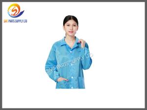 China Heat Resistant SMT Cleanroom Anti Static Products Esd Protective Clothing / Suit wholesale