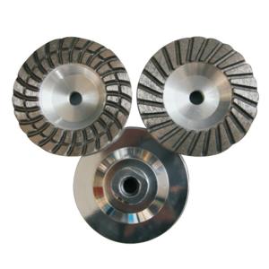 China Aluminum Matrix Masonry 4 Diamond Cup Grinding Wheel CE wholesale