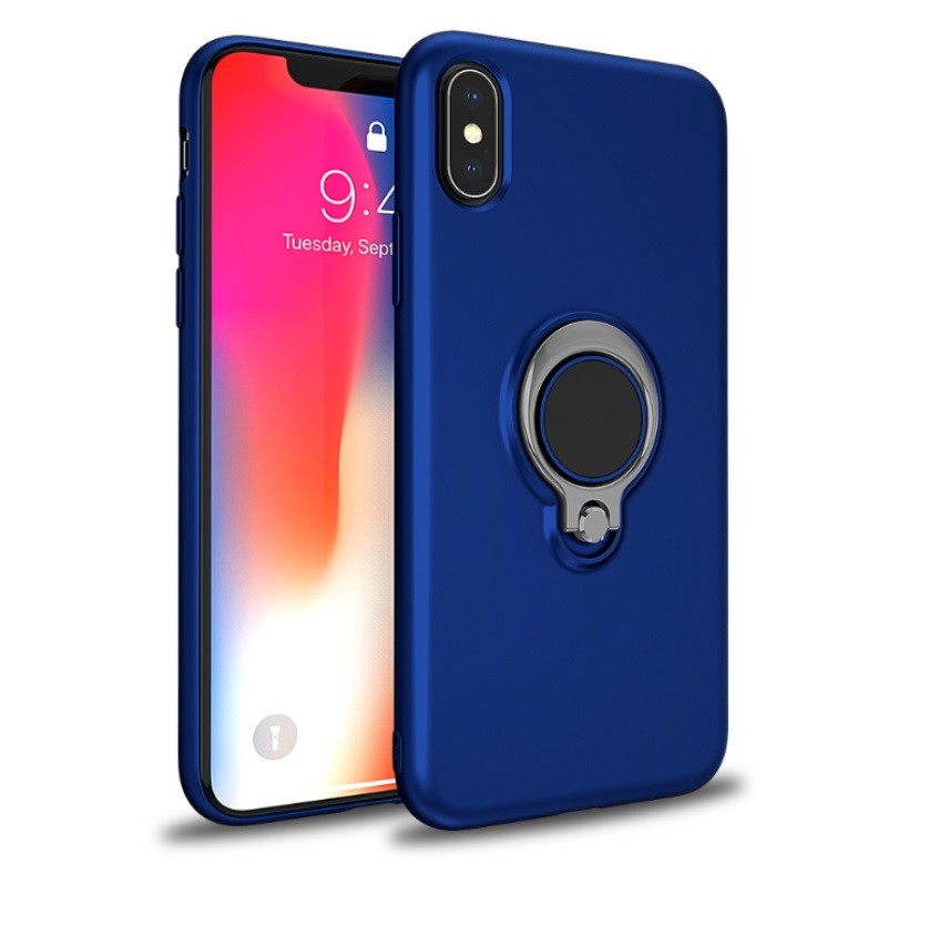 Paited Color Ring Magnetic Car Mount Holder Soft TPU Case Back Cover For Xiaomi Redmi NOTE6 Pro Redmi6/Redmi6A MI8SE S2