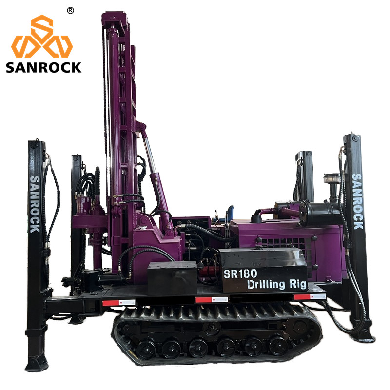 Crawler Water Well Drilling Rig Hydraulic Borehole Drilling Machine Water Well Drill Rig