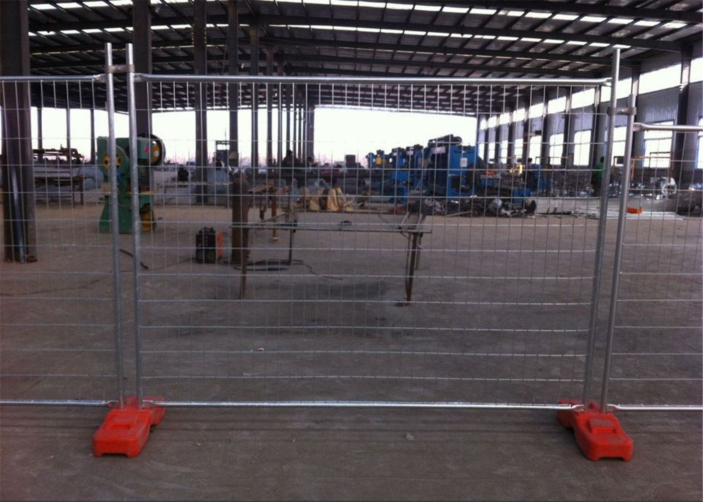 High Strength Construction Fence Panels Construction Site Security Fencing