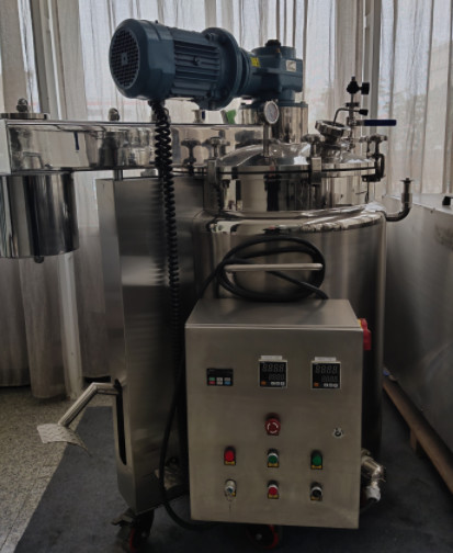 Movable Agitation Mixing Type Softgel Gelatin Melting Tank With Movable Wheel