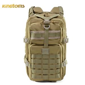 China Khaki Oxford TAN Tactical Hiking Backpack Thicken 40L Camping wholesale
