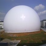 Customized White Dual Membrane Biogas Dome / Biogas Balloon 50 – 20000m3