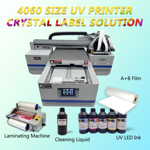 New Inkjet Mini Small Led Uv Printer A2 4060 Uv Flatbed Printer Mug Bottle Phone Case Uv Printer 4060 for Sale