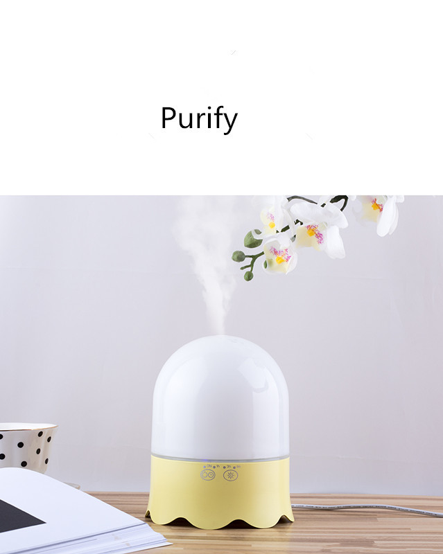 Cool Mist Ultrasonic Aroma Diffuser Wood Grain Diffuser DC5V Rated Voltage