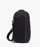 Black Stylish Waist Bag Pouch Shoulder Crossbody Chest Bag For Travel Gym